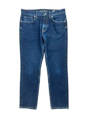 Everlane The Slim 4 Way Stretch Organic Jeans Dark Wash Blue — Size 32x28